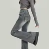 Jeans de Mujer Micro Campana 2026 Tendencia Versátil Nuevo Estilo Principios de Otoño Cintura Alta Adelgazantes Favorecedores para Figuras Pequeñas Pantalones Micro Campana