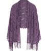Vestido Morado de Manga Larga Pure Desire Hot Girl para Mujer Otoño Sexy Ajustado de un Hombro con Encaje Falda Corta para Cadera