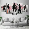 5 pares de pósters de impresión de alta definición creencias religiosas Buda pintura en lienzo pintura abstracta sala de estar decoración del hogar núcleo de pintura