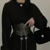 Cinturón de Moda de Nicho, Zapatos Moldeadores de Cintura, Faja de Remaches, Cinturón Retro para Mujer, Faja de Versión Ancha, Cinturón de Estilo Coreano Bondage