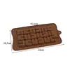 Molde de Silicone para Chocolate Desenho Animado Multiestilo Transfronteiriço Números e Letras Molde de Assar DIY Molde para Fudge Cubo de Gelo
