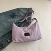 Bolso de Hombro Simple de Estilo Japonés Ins para Mujer, Nuevo Bolso de Lona Casual Versátil para Viajar, Bolso Dumpling, Estudiante de Alto Valor
