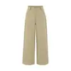 Pantalones Casuales Estilo Old Money para Mujer Otoño Nueva Moda Versátil Gama Alta Sueltos Adelgazantes Pierna Ancha Pierna Recta Pantalones Largos