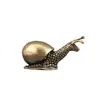 Bestseller transfronterizo: Adorno vintage de latón pequeño de caracol sólido de insecto, manualidad de decoración de escritorio, porta incienso