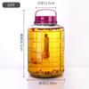 Venda por atacado casa grande espumante garrafa de vinho selado jar quadrado jar de armazenamento com torneira vinho lug vidro engrossado picles jar
