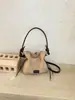 Bolsa de Mão Feminina de Comércio Exterior Estilosa Retro de Alta Qualidade, Nova, Pequena, Design de Nicho, Bolsa para o Dia a Dia, Versátil, de Ombro Único, Transversal