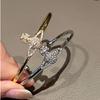 Reina Madre Occidental Vivian Pulsera Saturno Abierta Hermosa Dulce Cool Súper Flash Pulsera de Diamantes Pulsera