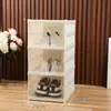 Caja de Plástico Transparente para Zapatos Almacenamiento Caja de Zapatos Multicolor Caja de Zapatos de Baloncesto Plástico a Prueba de Polvo Gabinete para Zapatos Caja de Plástico Apilable para Zapatos