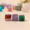 Acessórios de Contas Espaçadoras Cubo de Açúcar de Cristal Natural Feitos à Mão Pulseira DIY Colar Pingente Água-marinha Quadrado Pequenos Acessórios Atacado