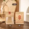 Youxian Manufactures Bolsas para Tostadas, Bolsas para Hornear Galletas, Bolsas de Sellado de Ocho Lados, Bolsas de Papel Kraft con Ventana y Cierre Hermético para Alimentos