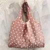 Em estoque Extra Grande Exportação Dobrável Ecológica Leve Sacola de Compras Impermeável Bolsa de Nylon Sacola de Compras Bolsa de Mão Bolsa de Armazenamento