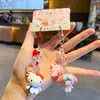 Pingente Chaveiro Autêntico Sanrio My Melody Desenho Animado para Carro e Bolsa, Item de Presente