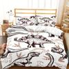 Venta directa transfronteriza dinosaurio de dibujos animados tres piezas europeo y americano comercio exterior ropa de cama funda de edredón funda de colcha fábrica venta al por mayor