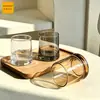 Vasos para enjuague bucal estilo hotel, estéticamente agradables, minimalistas y modernos, con un diseño de lujo ligero inspirado en el nórdico, adecuados para parejas, y se pueden usar como vasos de leche, vasos de jugo o vasos para bebidas