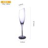 Decantador de Cristal Oblicuo Copa de Vientre Grande Copa de Boca Oblicua Borde Torneado Copa de Vino Tinto Transparente Copa de Vino de Champán Decantador