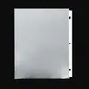 Bolsa para documentos rayada blanca, Carpeta de archivo de hojas sueltas A4 de 3 agujeros, Páginas interiores de PP, Bolsillo para insertar, Bolsa rayada blanca, Bolsa de hojas sueltas