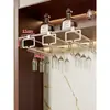 Suporte de vinho ornamento suporte para taças de vinho tinto suporte invertido para taças de haste alta suporte de armazenamento para armário de vinho suporte de taças de vinho taças de água suporte de parede pendurado