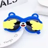 Gafas de sol infantiles de dibujos animados con tapa abatible, polarizadas, anti-ultravioleta, gafas de sol de moda para niños y niñas, gafas de silicona