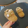 Zapatos Nuevos de Algodón de Invierno Zapatos Caminadores para Niños Suela Suave para Bebé Zapatos para Bebés de 0-1 Año Niños y Niñas Zapatos Estables para Bebés