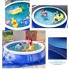 Piscina Inflable Redonda para Nadar Piscina para Niños en Casa Piscina Plegable Gruesa para Adultos con Soporte Exterior