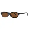 Nuevas Gafas de Sol Ovaladas Retro para Mujer Tendencia Decoración de Uñas de Arroz Gafas de Sol Estilo Callejero ins Gafas Simples Versátiles de Personalidad