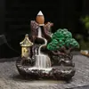 Queimador de incenso de refluxo de resina criativo direto da fábrica atacado paisagem Zen incenso de refluxo ornamentos para casa queimador de incenso pequeno transfronteiriço