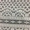 Nuevo tejido de encaje de algodón brocado red aleatoria forma de flor grande línea sin varilla vestido de novia vestido ropa infantil fábrica de telas venta directa