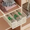 Prateleira de Armazenamento para Guarda-Roupa Uso Doméstico Estilo Pendurado Rack de Armazenamento para Guarda-Roupa Estilo Pendurado Sob o Armário Artefato de Armazenamento para Roupas Íntimas