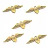 Acessórios de joias de liga vintage diy pingente de asas de amor pulseira chaveiro pingente decorativo atacado D407
