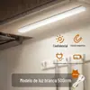 Fabricante de Tira de Luz com Sensor de Movimento Humano Totalmente Ecológica, Recarregável por USB, Luz de LED para Guarda-Roupa, Magnética para Armário, Corredor, Corredor, Luz Noturna