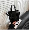 Transfronterizo Versátil Moda Portátil de Alta Gama Bolso Tote Touche para Mujer Nueva Llegada plateado Corazón Bolso de Hombro Bolso Cruzado