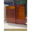 Gabinete Madera Maciza Tronco Gabinete de Medicina Antiguo Espesor Extra Estación Dispensadora Personalizable, Gabinete de Medicina con Cajón Tipo Hogar Económico Clínica