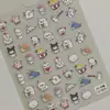 Adesivos de Unha de Animais Fofos 5D Em relevo Estéreo Infantil Animais Pequenos Adesivos de Unha DIY Estilo Joia Ca