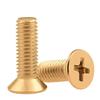 Tornillo de cobre directo de fábrica cabeza avellanada cruz tornillo de cobre cabeza plana tornillo de máquina M2M3M4M5