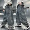 Ropa para Niños Pantalones de Otoño para Niños 2026 Nuevo Estilo Primavera y Otoño Jeans de Mezclilla Geniales para Niños Mayores Pantalones Largos de Otoño para Niños