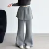 Pantalones de chándal para niña Primavera y Otoño 2026 Nuevos Casual Estilo Coreano Niños Talla Mediana a Grande Pantalones Largos Acampanados Ropa Infantil Transfronteriza