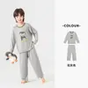 Conjunto de Pijama de Dos Piezas con Estampado de Dibujos Animados para Niños de Duoduo, Suave y Elástico, Lindo para Niños, Primavera y Otoño