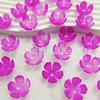 Gelatina degradado flor de peonía con cuentas material para accesorios diy al por mayor cuentas sueltas accesorios para pulseras material de flor de fénix hecho a mano