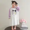 Estilo Nuevo Otoño e Invierno Niñas y Niños Dibujos Animados Franela Cálida Ropa de Dormir para el Hogar Linda Niña Estilo Princesa Ropa para el Hogar