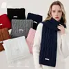 Bufanda Clásica de Punto Trenzado, Mezcla de Lana, Color Sólido, Estilo Old Money de Alta Gama, Ambiente Coreano, Calidez para Otoño e Invierno