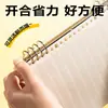 Caderno de Folhas Soltas Deli, Simples e Estiloso, com Refis Substituíveis, Capa de PP, Papel Espesso, Papelaria Caderno Atacado