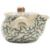 Fábrica Xiangyun grano beige Horno Ru tetera de mano juego de té kung fu de alta calidad individual para hacer té tetera individual se puede abrir
