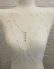 Cadena corporal de bikini de diamantes flash europea y americana, cadena de pecho de diamantes sexy, joyería, accesorios de ropa para fotos de mujeres en la playa