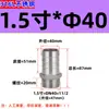 Aço Inoxidável 316L Pagoda Hexágono Tubo Mangueira Couro Inserção Fio Externo Pagoda Conexão Rosca Externa Couro Irregular Conexão