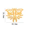 Mariposa libélula hongo ángel chapado en cobre imitación oro carillón de viento estilo ins transfronterizo atrapasueños de cristal accesorios