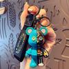 Llavero Colgante de Oso Mecánico Semi-Desatómico Muñeco de Dibujos Animados Coche Colgante Venta al por Mayor Lindo Accesorios para Mochila Escolar Regalos