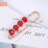 Broche Hebilla Anti-Exposición Modificación Cintura Pantalón Pequeño Artefacto Perla Pin Pequeño Mujer Fijación Ropa Decoración Accesorios Escote Ajuste Cintura