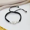 Pulseira com Pingente de Estrela e Lua em Aço Inoxidável de Luxo Leve Transfronteiriça Moda Ins Pulseira da Sorte Simples Fabricante
