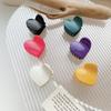 Pinza para el Cabello Color Caramelo Amor Nicho Corazón de Durazno Pinza Femenina Linda Dulce Mini Pinza de Tiburón Pinza Superior para Cola de Caballo Alta Venta al por Mayor