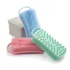 Cepillo de Baño de Silicona Cuadrado Grande con Mango, Best-Seller Transfronterizo, Doble Uso para Lavar el Cabello y Bañarse, Cepillo de Limpieza y Frotar la Espalda